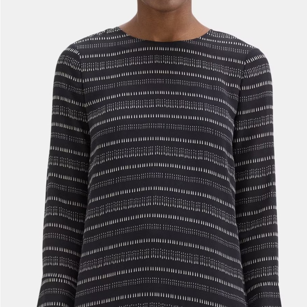 Theory Silk Print Dress. FREE SHIPPING